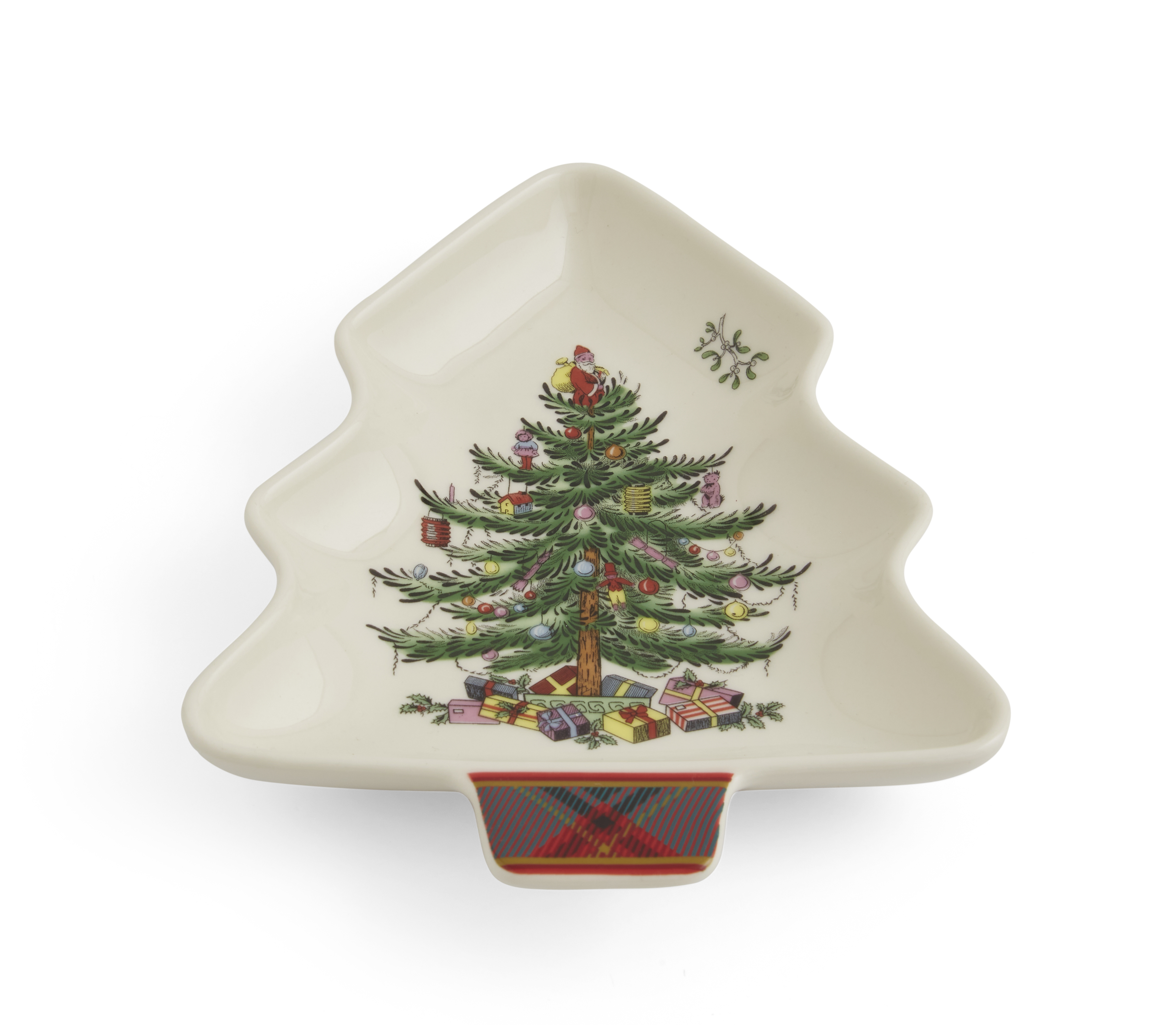 Christmas Tree Tartan Spoon Rest image number null